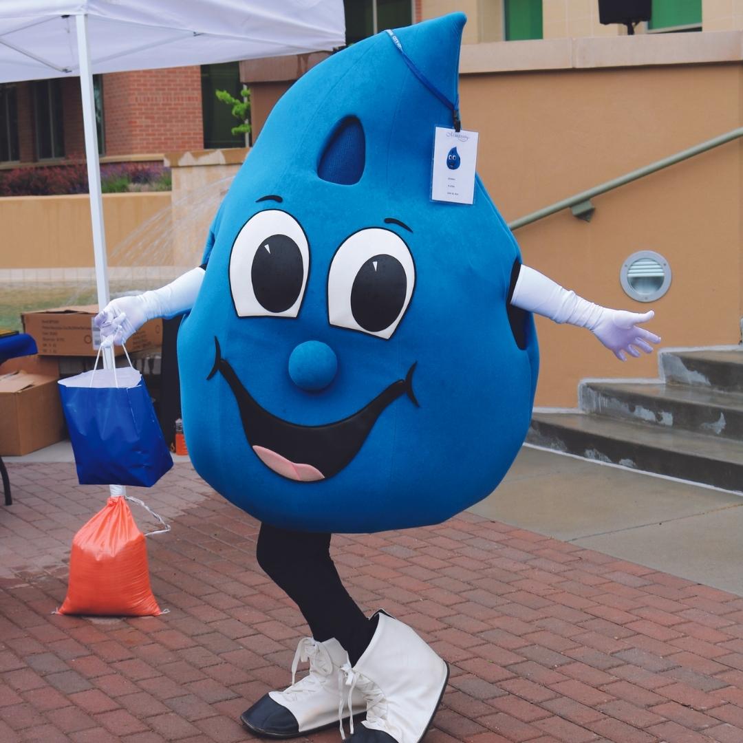 Hydro, the Water Division mascot